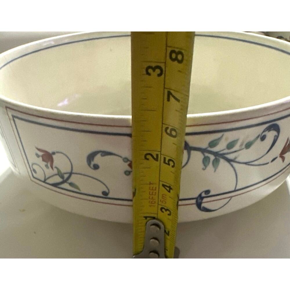 Mikasa Intaglio- "Annette" 6-3/8" Coupe Cereal Bowl, Set of 4 CAC20 - Picture 6 of 11
